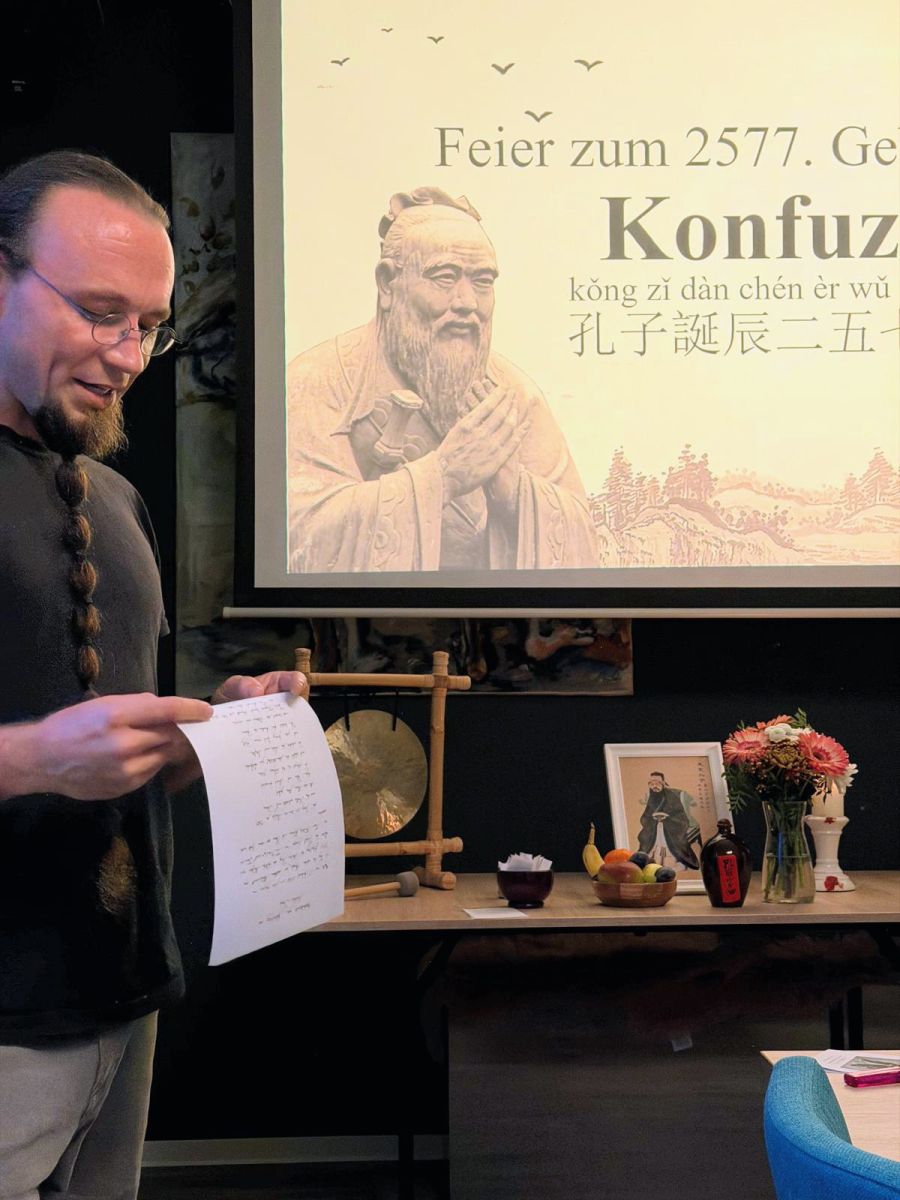 Der 2577. Geburtstag von Konfuzius